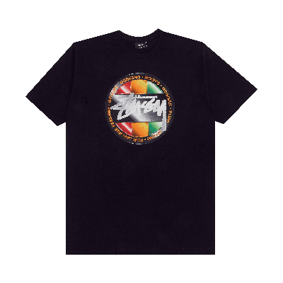 Pre-owned Stussy Chrome Dot Tee 'black'