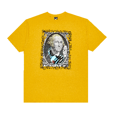 Pre-owned Stussy Posse The Young The Frost Tee 'yellow'