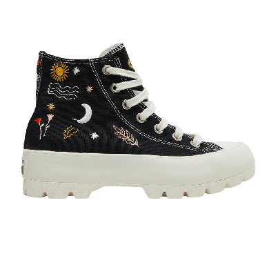 Pre-owned Converse Wmns Chuck Taylor All Star Lugged High 'it's Okay To Wander - Black'