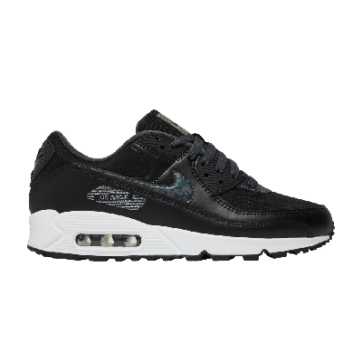 Pre-owned Nike Wmns Air Max 90 'black White'