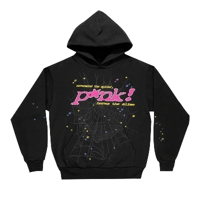 Pre-owned Sp5der P*nk Hoodie 'black'