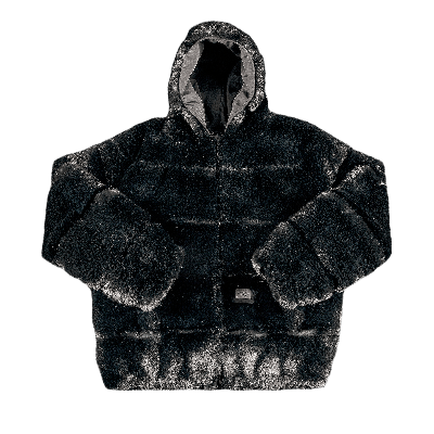 Pre-owned Supreme X Wtaps Faux Fur Hooded Jacket 'black'
