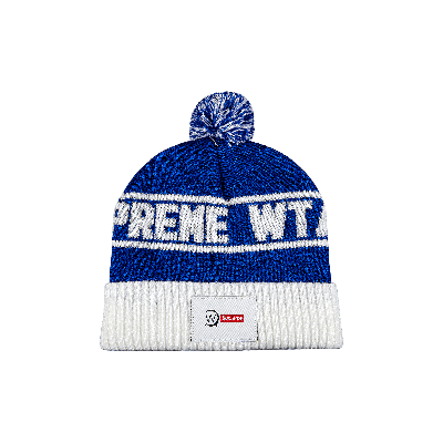 Pre-owned Supreme X Wtaps Beanie 'blue'