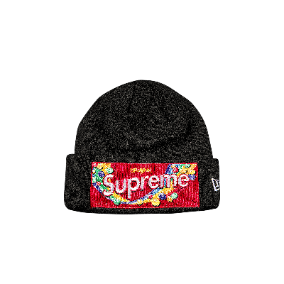 Pre-owned Supreme X Skittles X New Era Beanie 'black'