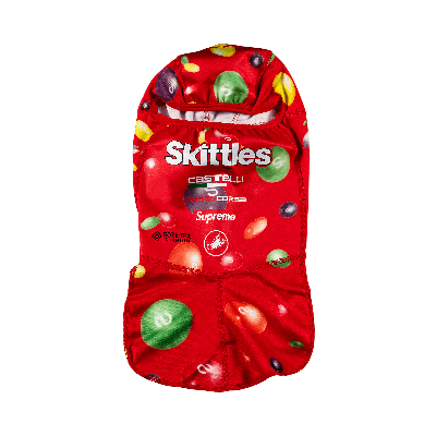 Pre-owned Supreme X Skittles X Castelli Balaclava 'red'