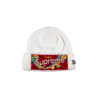 Pre-owned Supreme X Skittles X New Era Beanie 'white'