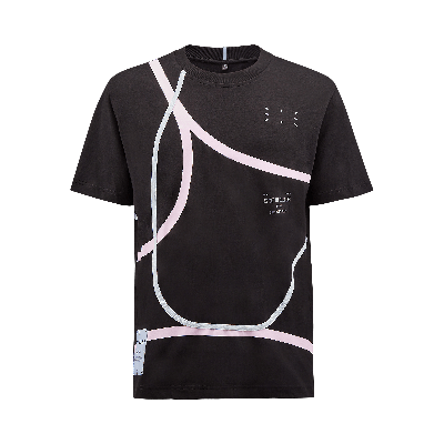 Pre-owned Mcq By Alexander Mcqueen Taped T-shirt 'darkest Black'