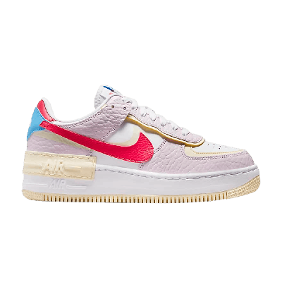 Pre-owned Nike Wmns Air Force 1 Shadow 'regal Pink Fusion Red' In White