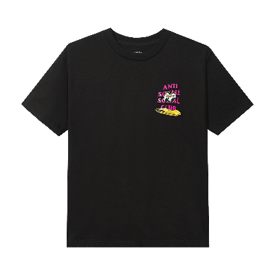 Pre-owned Anti Social Social Club X Mooneyes Flats Photo Tee 'black'