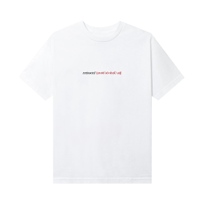 Pre-owned Anti Social Social Club Enrolled Tee 'white'