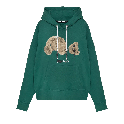 Pre-owned Palm Angels Spray Angel Bear 'forest Green'