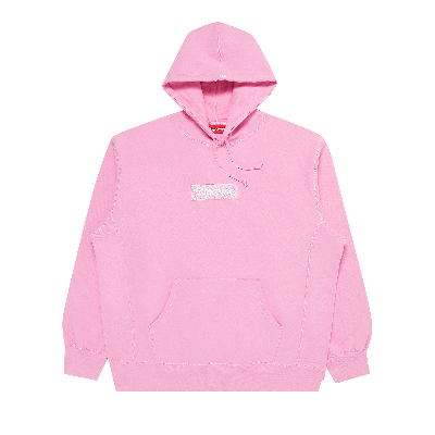 Pre-owned Supreme Box Logo Hooded Sweatshirt 'pink'