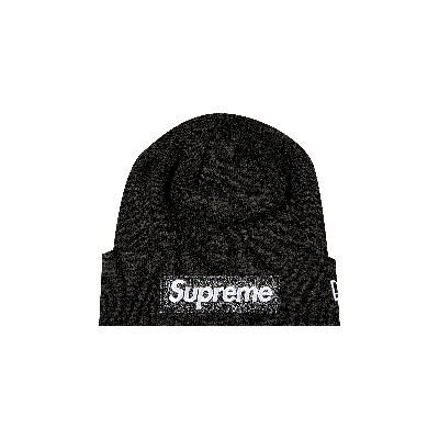 Pre-owned Supreme X New Era Box Logo Beanie 'black'