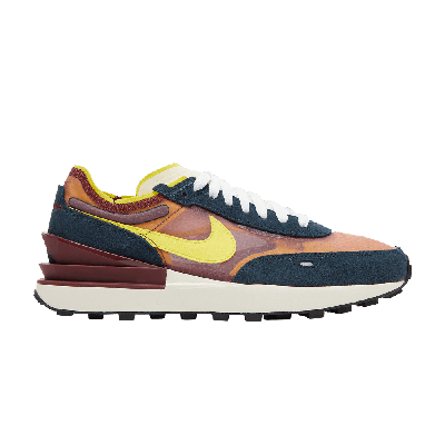 Pre-owned Nike Waffle One Se 'dark Beetroot Yellow Strike' In Red