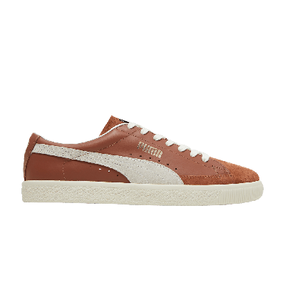 Pre-owned Puma Basket Vintage 'mocha Misque' In Brown