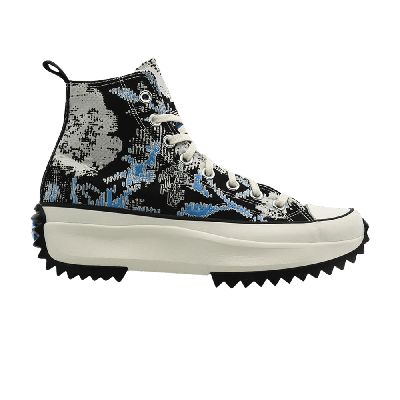 Pre-owned Converse Run Star Hike High 'floral Fusion - University Blue'