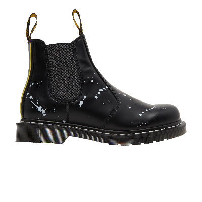 Pre-owned Dr. Martens Neighborhood X 2976 Made In England Chelsea 'paint Splatter' In Black