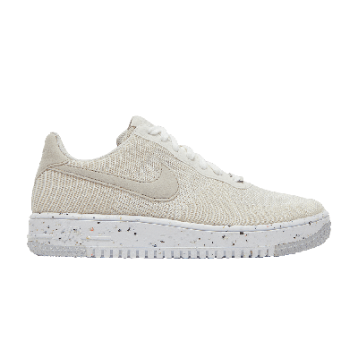 Pre-owned Nike Wmns Air Force 1 Crater Flyknit 'light Cream'