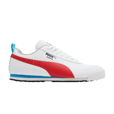 Pre-owned Puma Roma Game 'white High Risk Red'