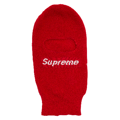 Pre-owned Supreme X New Era Box Logo Balaclava 'red'