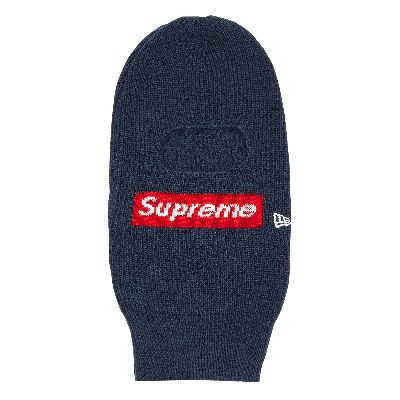 Pre-owned Supreme X New Era Box Logo Balaclava 'navy' In Blue