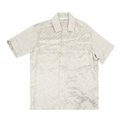 Pre-owned Off-white Logo Print Shirt 'grey'