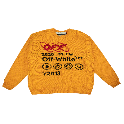 Pre-owned Off-white Industrial Knit Sweater 'yellow'
