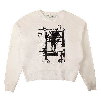Pre-owned Off-white Graphic Print Sweatshirt 'white'