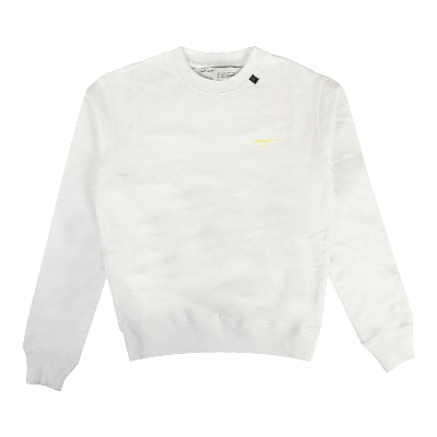 Pre-owned Off-white Acrylic Arrows Sweatshirt 'white'