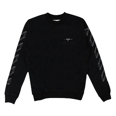 Pre-owned Off-white Diag Caravaggio Sweatshirt 'black'