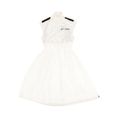 Pre-owned Palm Angels Track Dress 'white'