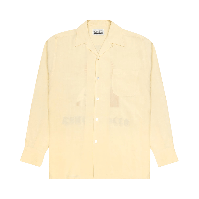 Pre-owned Wacko Maria Long-sleeve 50's Shirt Type-3 'yellow'