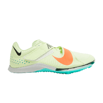 Pre-owned Nike Air Zoom Long Jump Elite 'barely Volt Hyper Orange' In Green