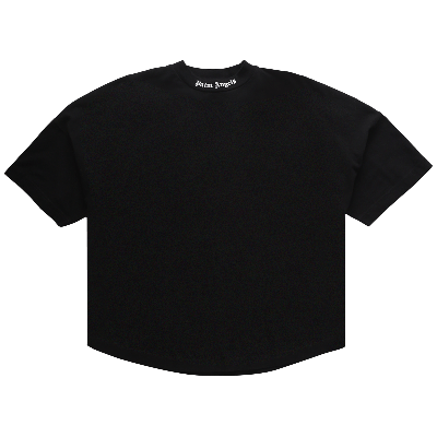Pre-owned Palm Angels Classic Logo Over Tee 'black/white'