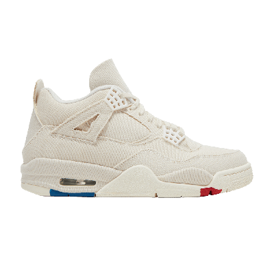 Pre-owned Air Jordan Wmns  4 Retro 'blank Canvas' In Cream