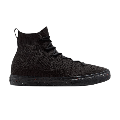 Pre-owned Converse Chuck Taylor All Star Crater Knit High 'renew Remix - Black'