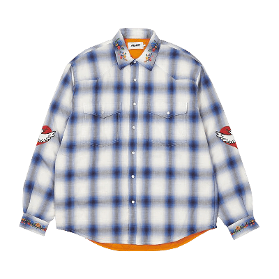 Pre-owned Palace Dove Shirt 'blue'