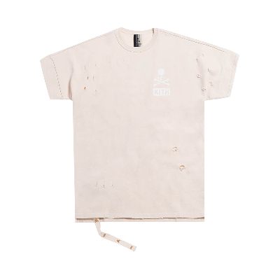 Pre-owned Kith For Mastermind Reverse Short-sleeve Tee 'turtle Dove' In Cream