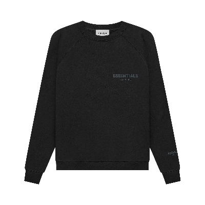 Pre-owned Essentials Fear Of God  Summer Core Crew Sweat 'black'