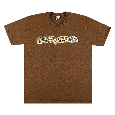Pre-owned Supreme Diamond Tee 'brown'