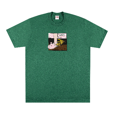 Pre-owned Supreme Bed Tee 'light Pine' In Green