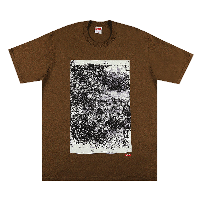 Pre-owned Supreme X Christopher Wool 1995 Tee 'brown'