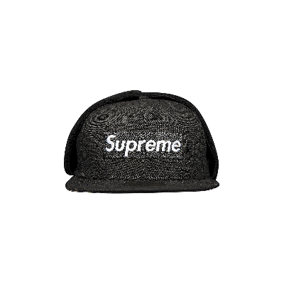 Pre-owned Supreme X New Era Earflap Box Logo 'black'