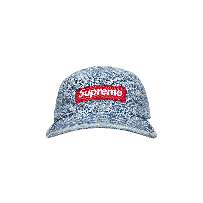 Pre-owned Supreme Circles Jacquard Denim Camp Cap 'blue'