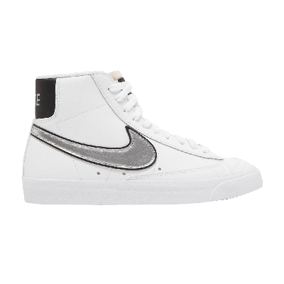 Pre-owned Nike Wmns Blazer Mid '77 Essential 'white Metallic Silver'