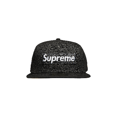 Pre-owned Supreme X New York Yankees Box Logo New Era 'black'