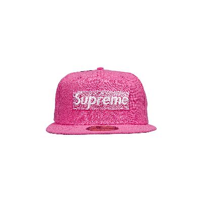 Pre-owned Supreme X New York Yankees Box Logo New Era 'pink'