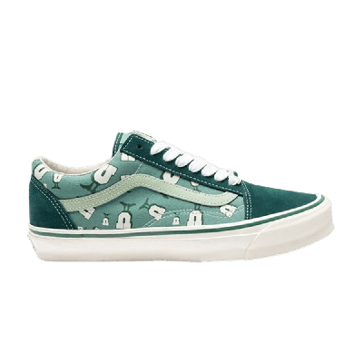 Pre-owned Vans Undefeated X Og Old Skool Lx 'u-man - Bistro Green'