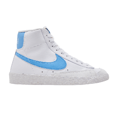 Pre-owned Nike Wmns Blazer Mid '77 Next Nature 'university Blue' In White