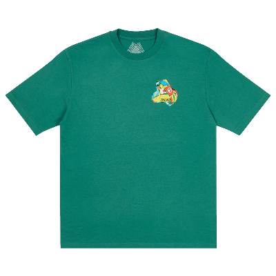 Pre-owned Palace Tri-flag T-shirt 'green'